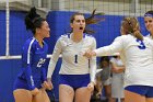 VB vs RIC  Wheaton Women's Volleyball vs Rhode Island College. - Photo by Keith Nordstrom : Wheaton, Volleyball, VB